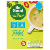 Sainsbury's Be Good to Yourself Thai Style Chicken Cup Soup 5x15g Soups Sainsburys   