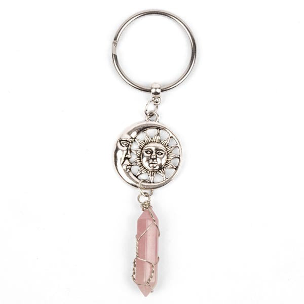 Myga Keyring - Sun Moon & Rose Quartz GOODS Superdrug   