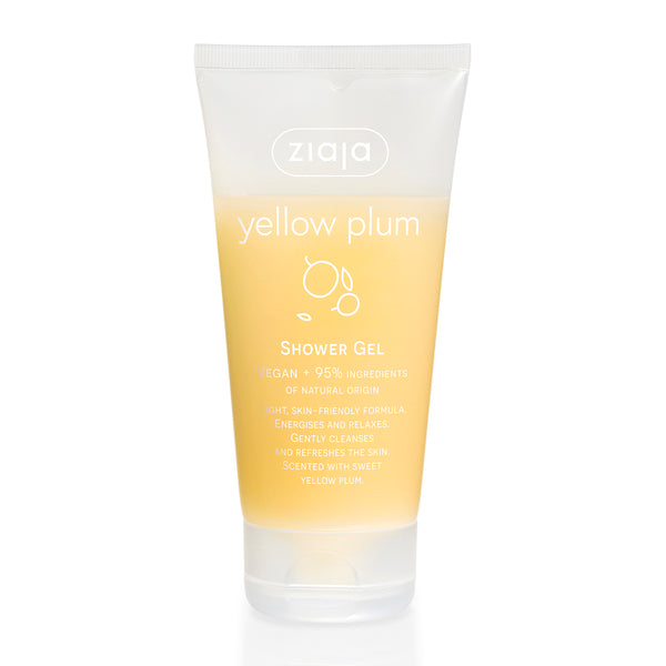 Ziaja vegan shower gel yellow plum 160ml, UK version