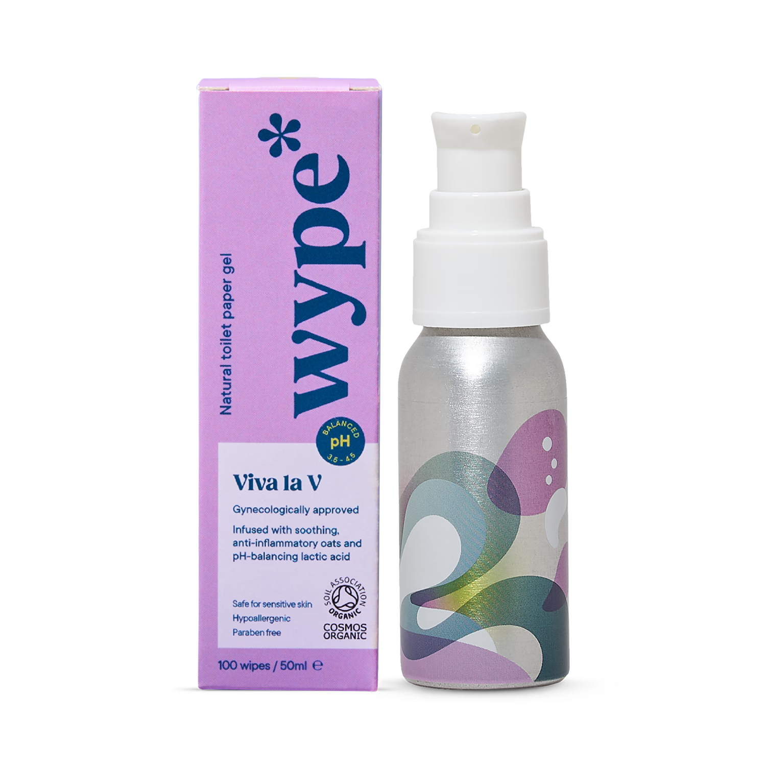 WYPE Viva la V intimate cleansing gel 50 ml, UK version