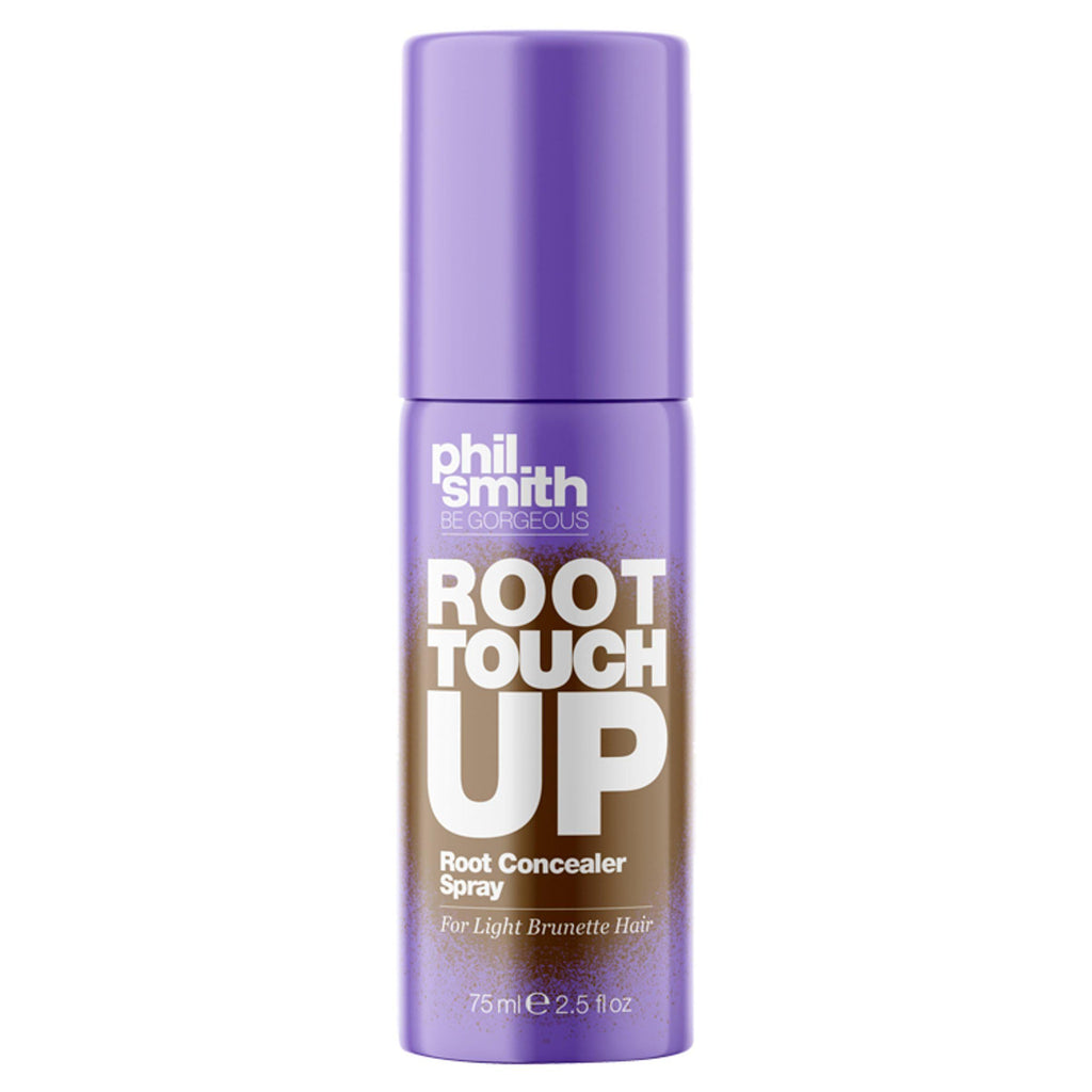 Phil Smith Be Gorgeous Root Touch Up Root Concealer Spray for Light Brunette Hair 75ml