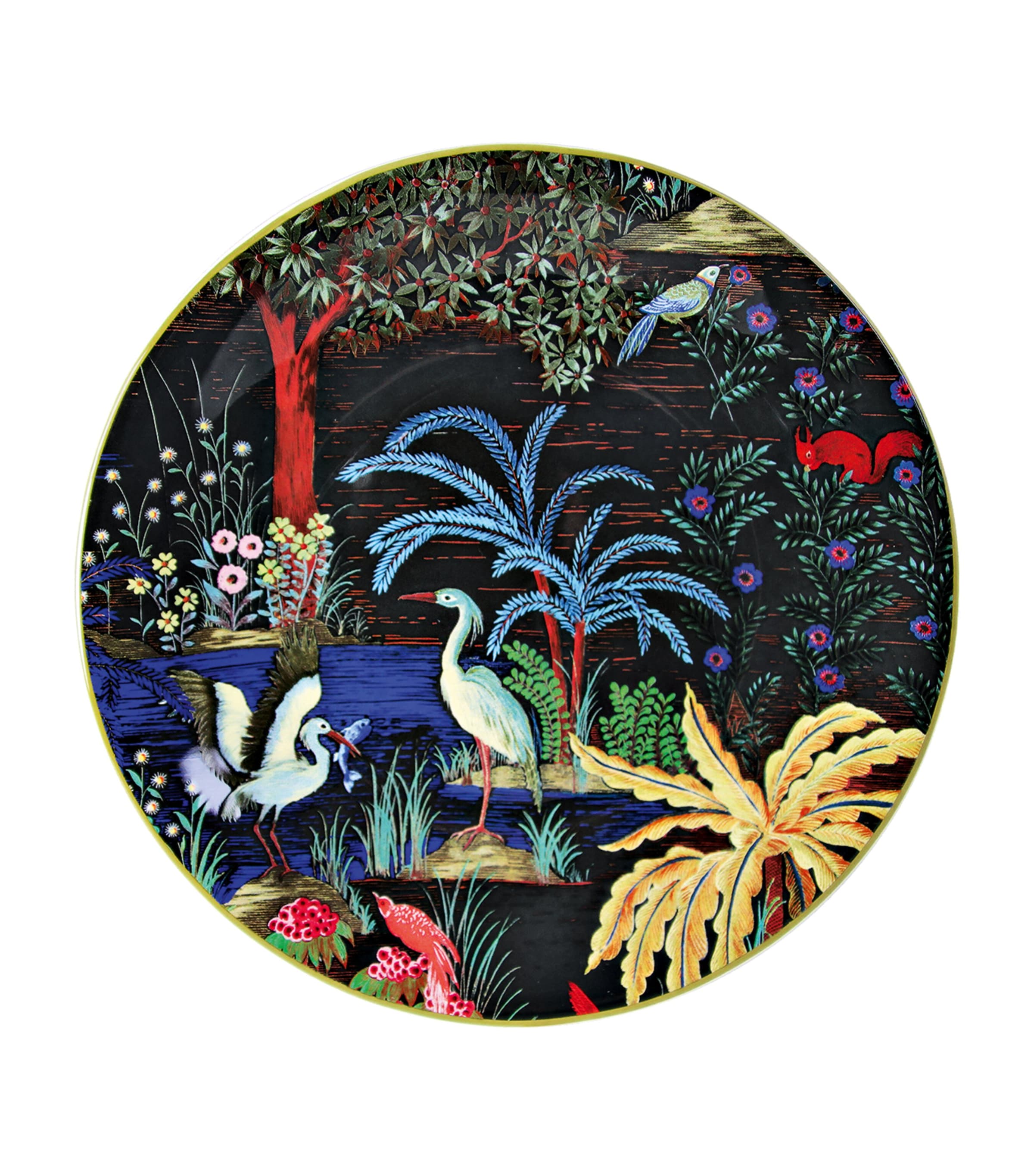 Gien enamel dessert plates set of 4 23cm - British product