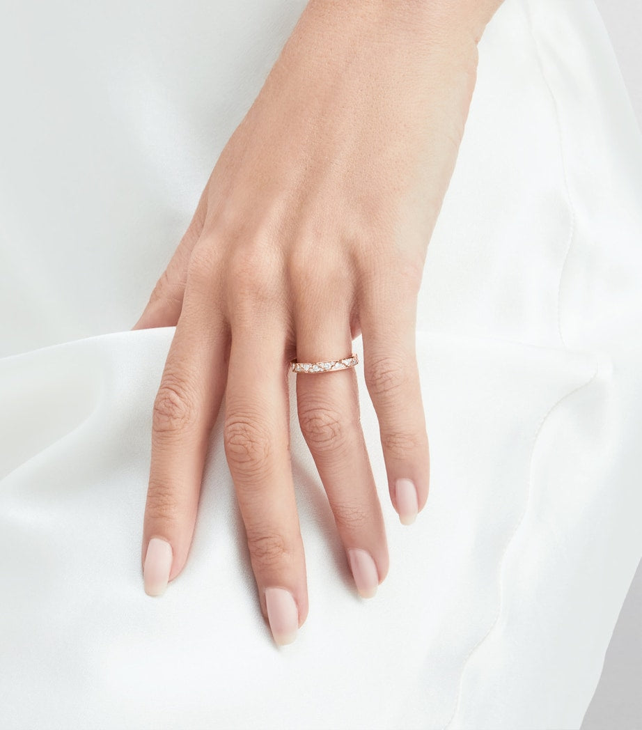 Graff LG Signature rose gold diamond ring - UK version