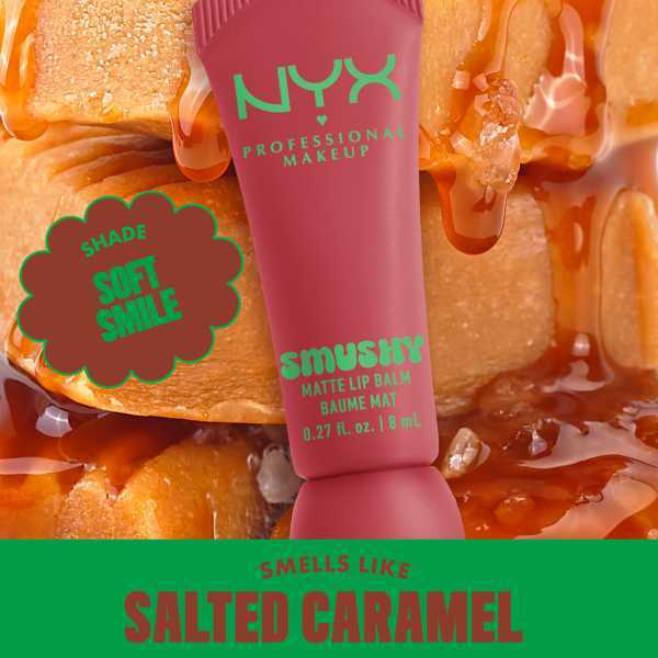 NYX Smushy Matte Lip Balm Soft Smile (British brand)