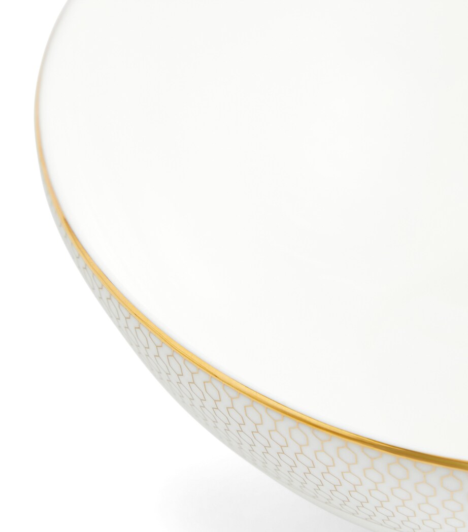 Wedgwood Gold-Trim Gio soup bowl 20cm (British brand)