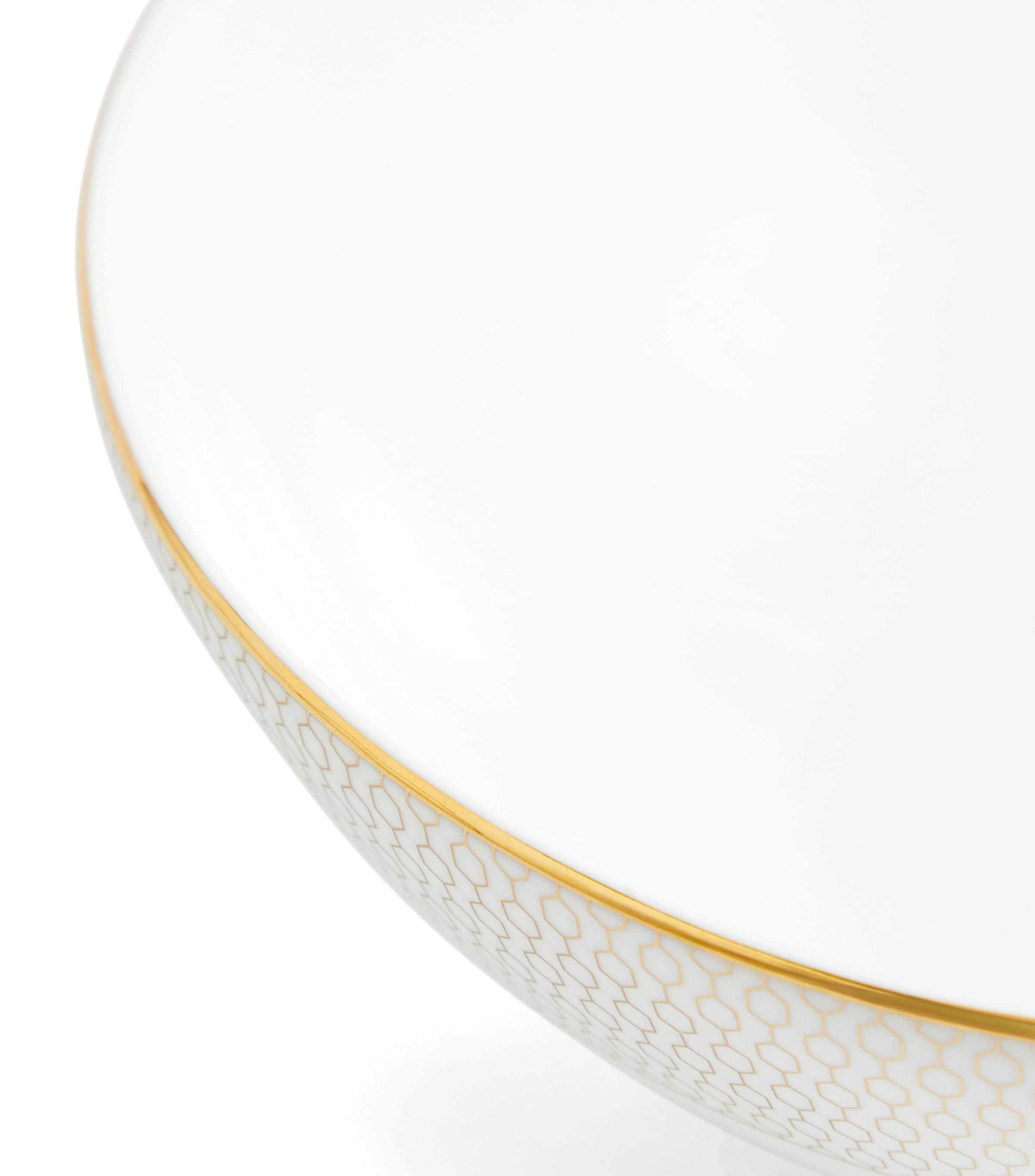Wedgwood Gold-Trim Gio soup bowl 20cm (British brand)