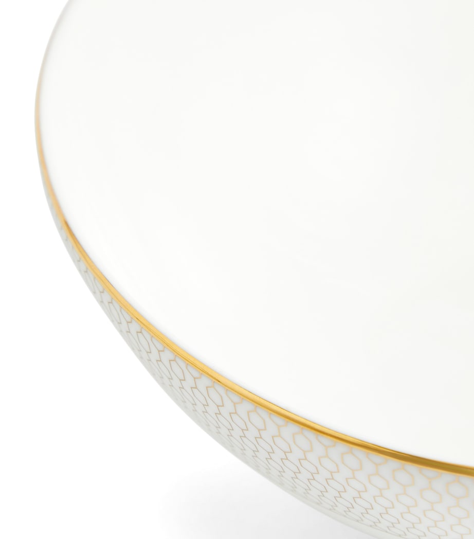 Wedgwood Gold-Trim Gio soup bowl 20cm (British brand)
