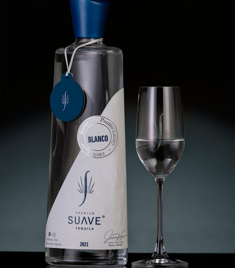 Suave Blanco tequila bottle 70cl (British brand)