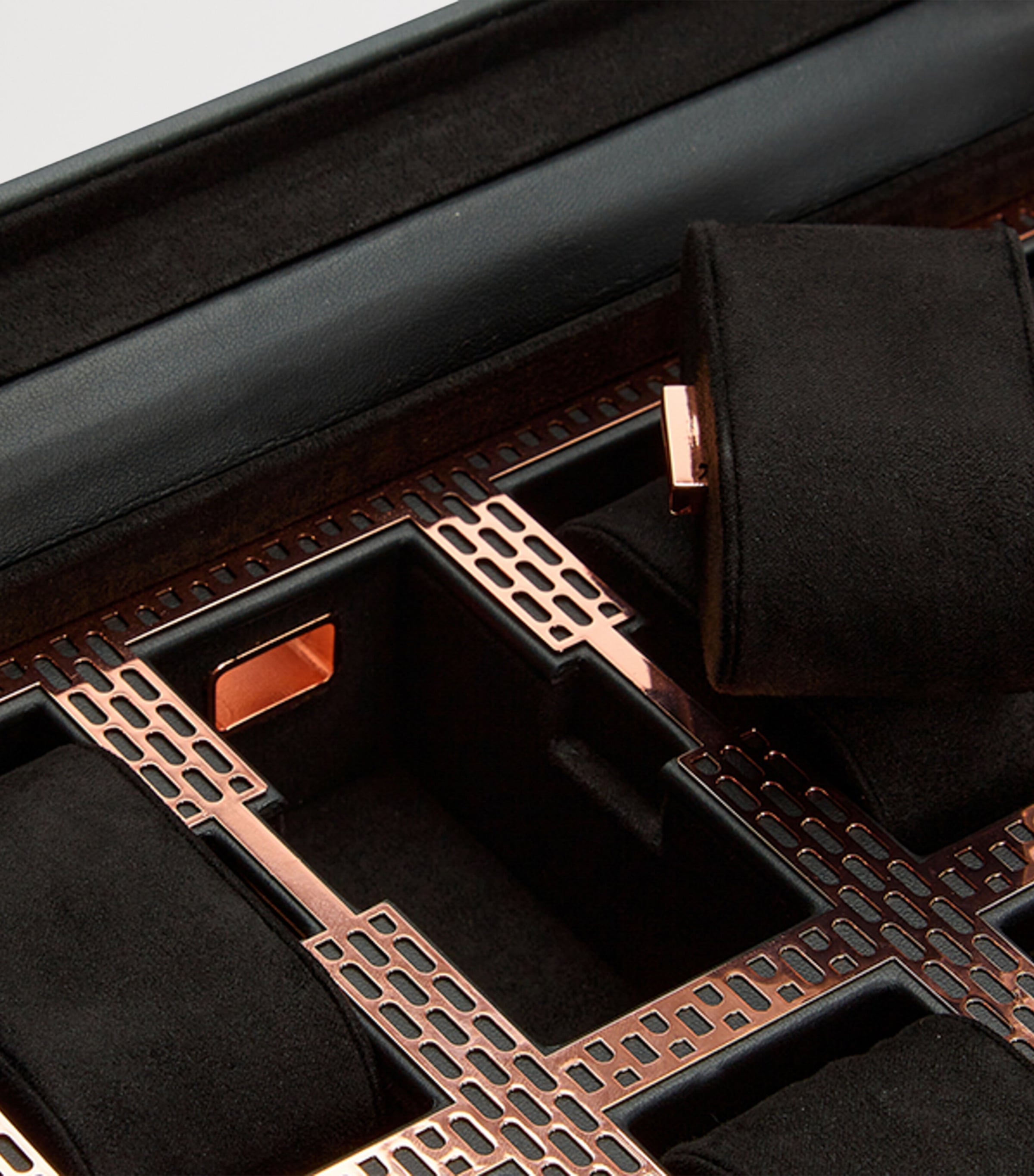 WOLF vegan leather 10-piece watch box, imported from the UK