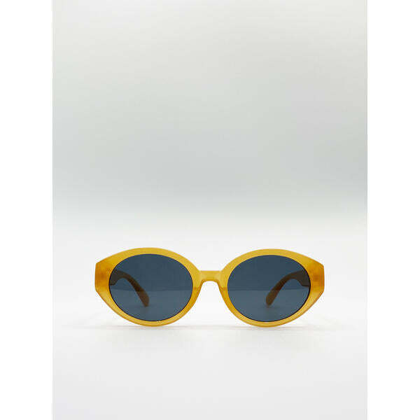 SVNX oval plastic frame sunglasses one size - British product