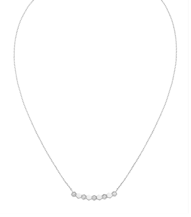 Chaumet bee pendant white gold diamond necklace, imported from the UK