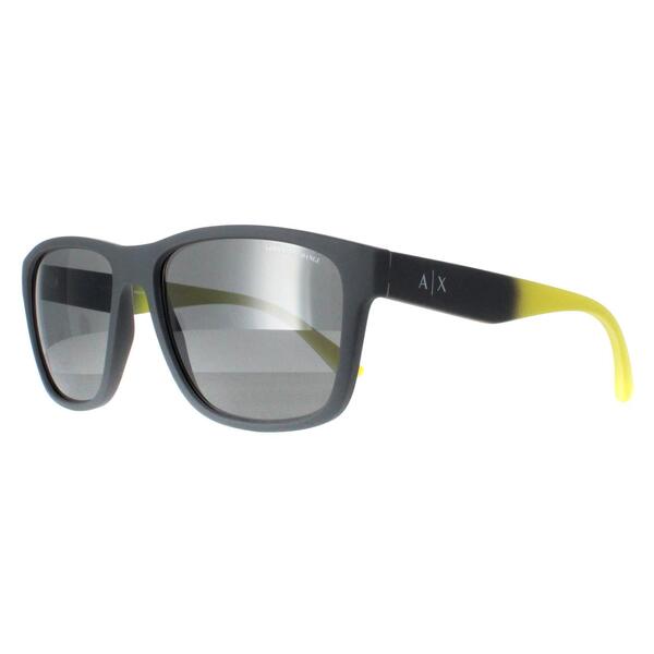 Armani Exchange AX4135S grey mirrored men's sunglasses, imported from the UK