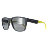 Armani Exchange AX4135S grey mirrored men's sunglasses, imported from the UK