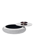 Christofle Silver Plated Perles Box decorative vanity accessory - British product