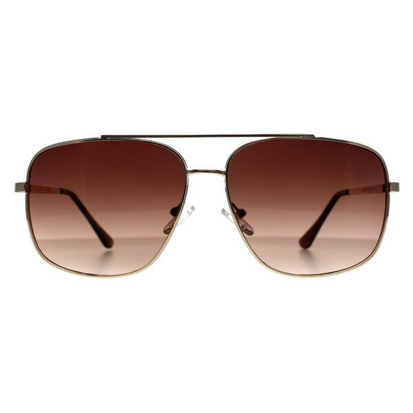 Guess aviator sunglasses gold gradient, UK version