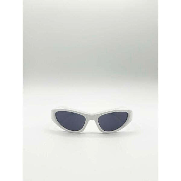 SVNX Star Racer sunglasses white frame black lenses - British product