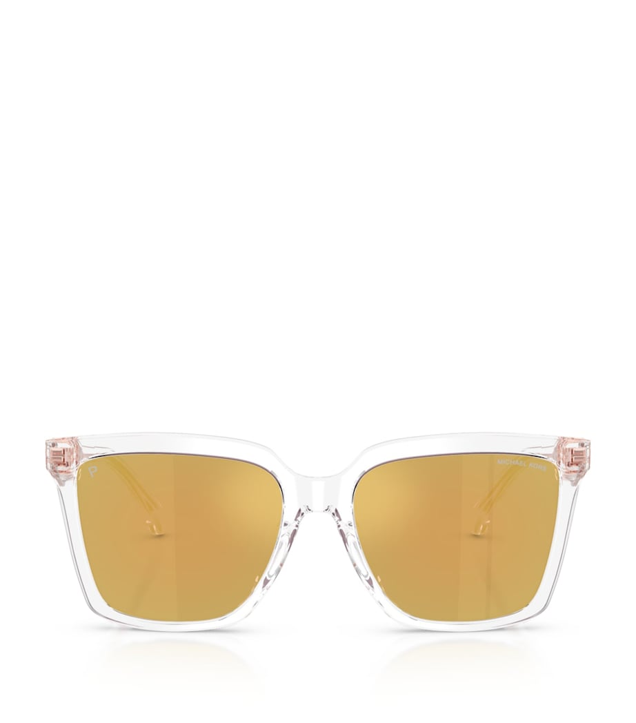 Michael Kors Menaggio quadratische Sonnenbrille Acetatrahmen, importiert aus Großbritannien