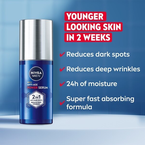 Nivea Men Anti-Age Power Serum 30Ml GOODS Superdrug   