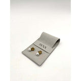 SVNX clover pearl earrings in gold - British product