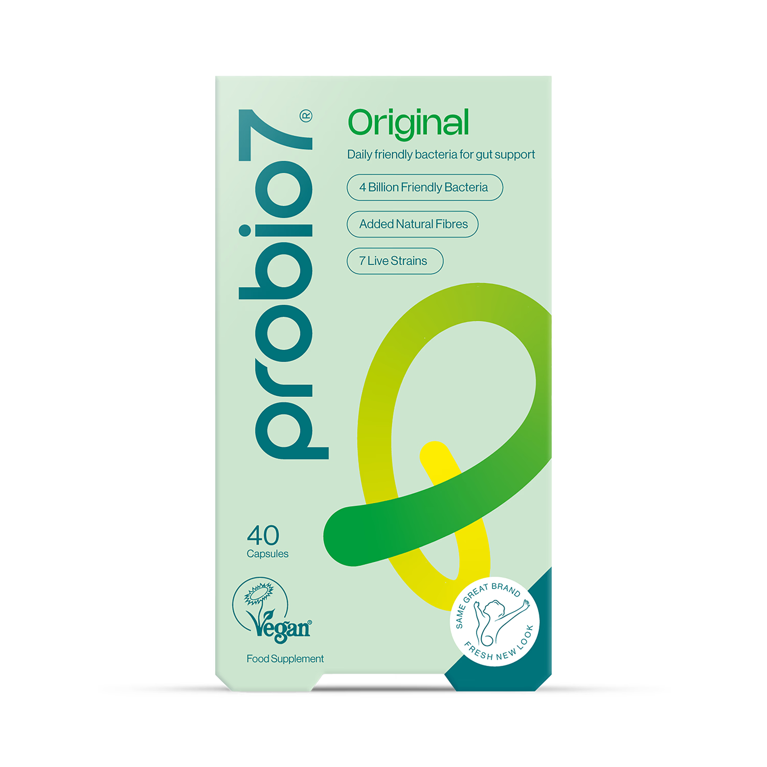 Probio7 Original Probiotic supplement 40 Capsules, imported from the UK