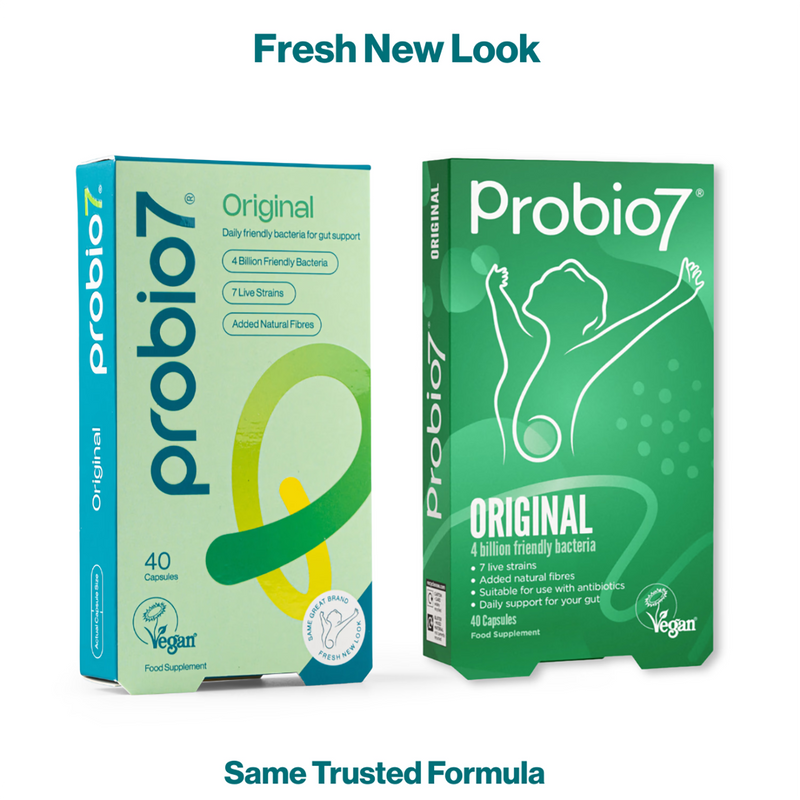 Probio7 Original Probiotic supplement 40 Capsules, imported from the UK