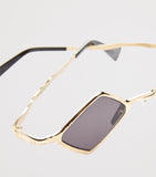 Kuboraum metal Mask Z14 sunglasses with geometric tinted lenses, UK version