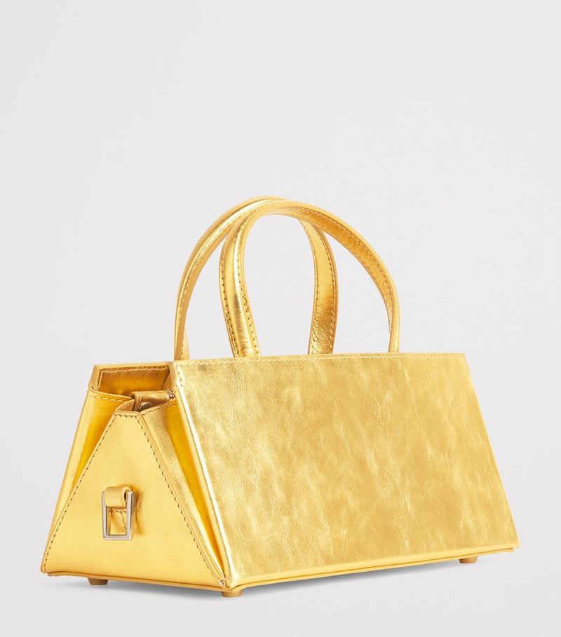Talel metallic leather V2 baguette bag, imported from the UK