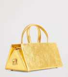 Talel metallic leather V2 baguette bag, imported from the UK