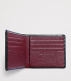 Swaine leather bifold wallet with card slots, UK version