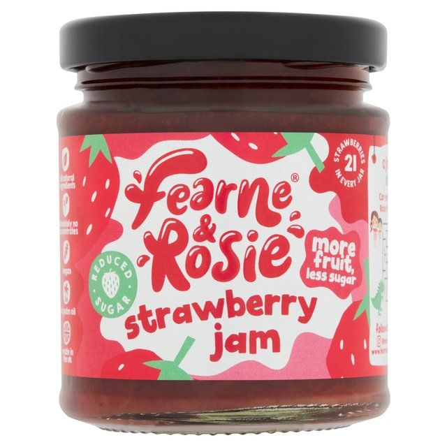 Fearne and Rosie Reduced Sugar Strawberry Jam