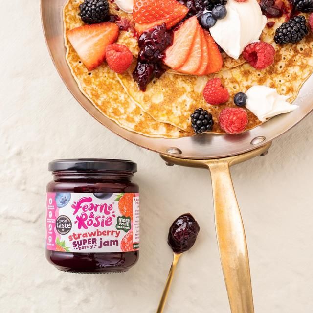 Fearne and Rosie Reduced Sugar Strawberry Superberry Jam    310g