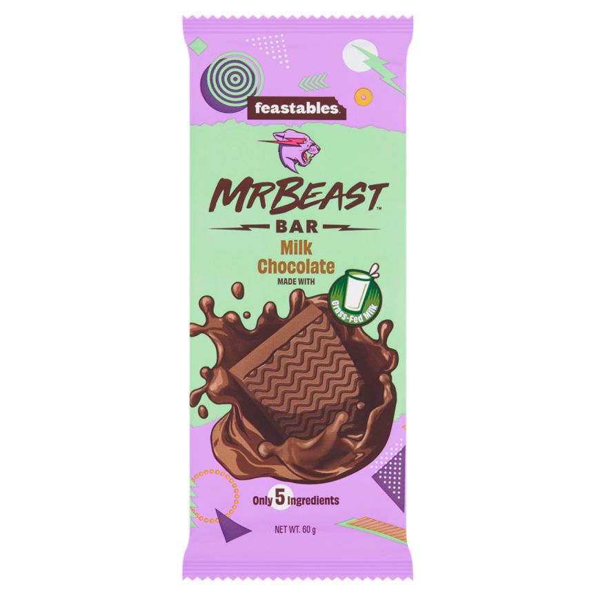 Feastables MrBeast Bar Milk Chocolate 60g