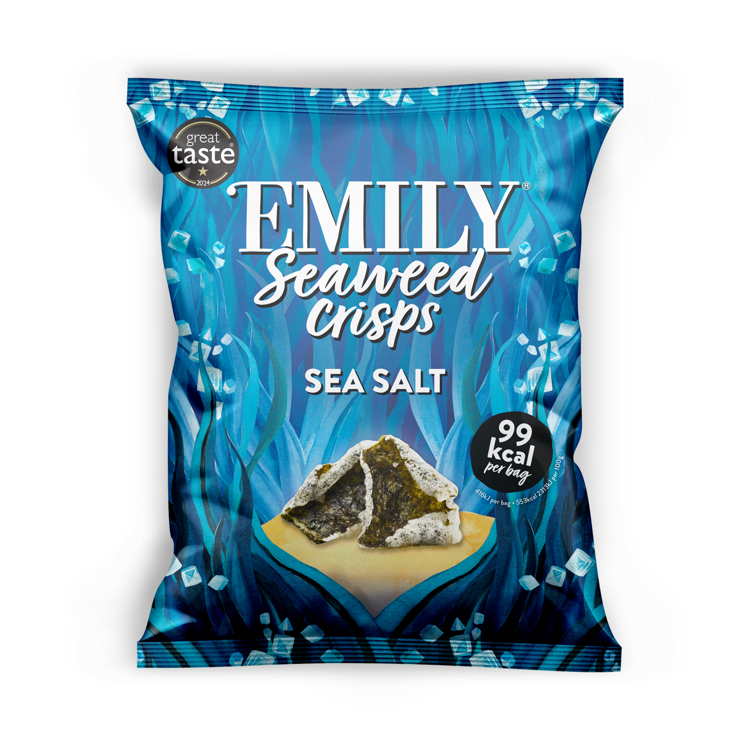 Emily Sea Salt Seaweed Crisps Sharing Bag 50g