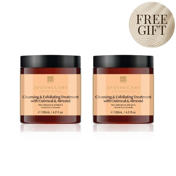 Dr Botanicals Exfoliating Treatment with Oatmeal 120ml x 2 - British product