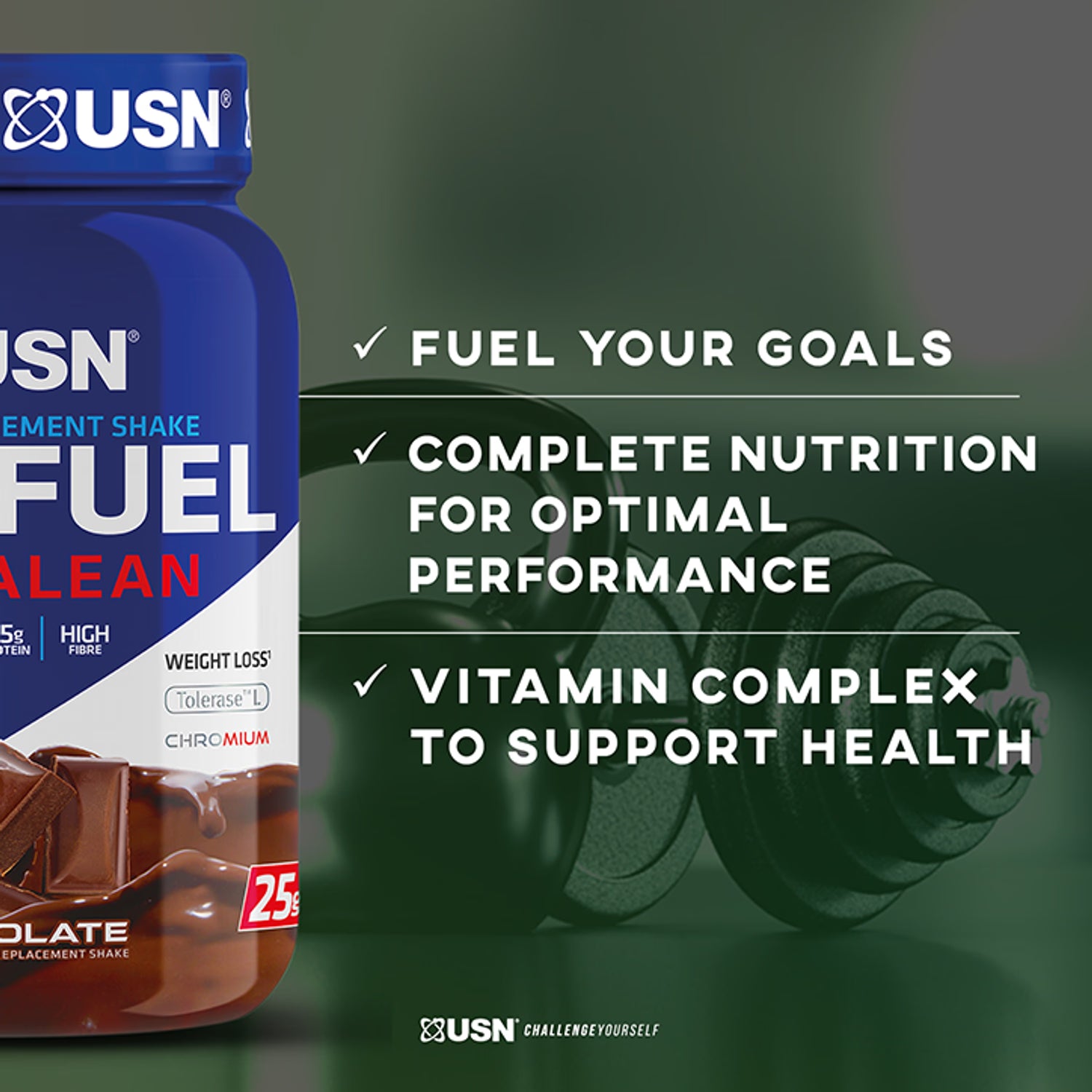 USN Meal Replacement Shake Vanilla 2kg (British brand)
