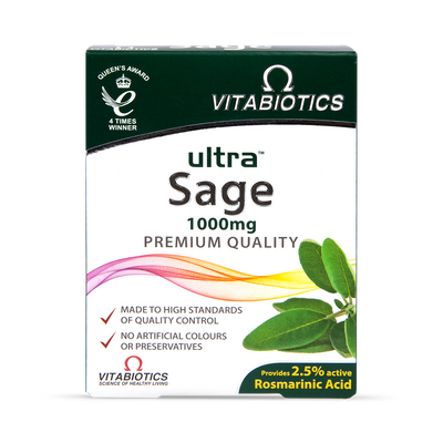 Holland & Barrett Vitabiotics Ultra Sage Herbal Tablet 1000mg 30 Tablets- Buy online at McGrocer