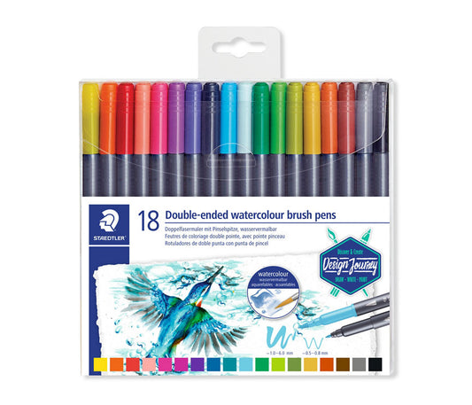 Staedtler Staedtler Dual Ended Watercolour Pens Office Supplies ASDA   
