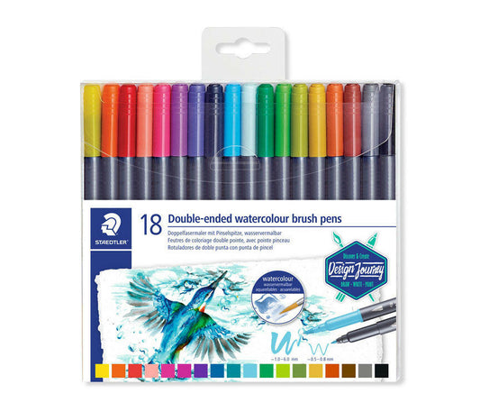 Staedtler Staedtler Dual Ended Watercolour Pens Office Supplies ASDA   