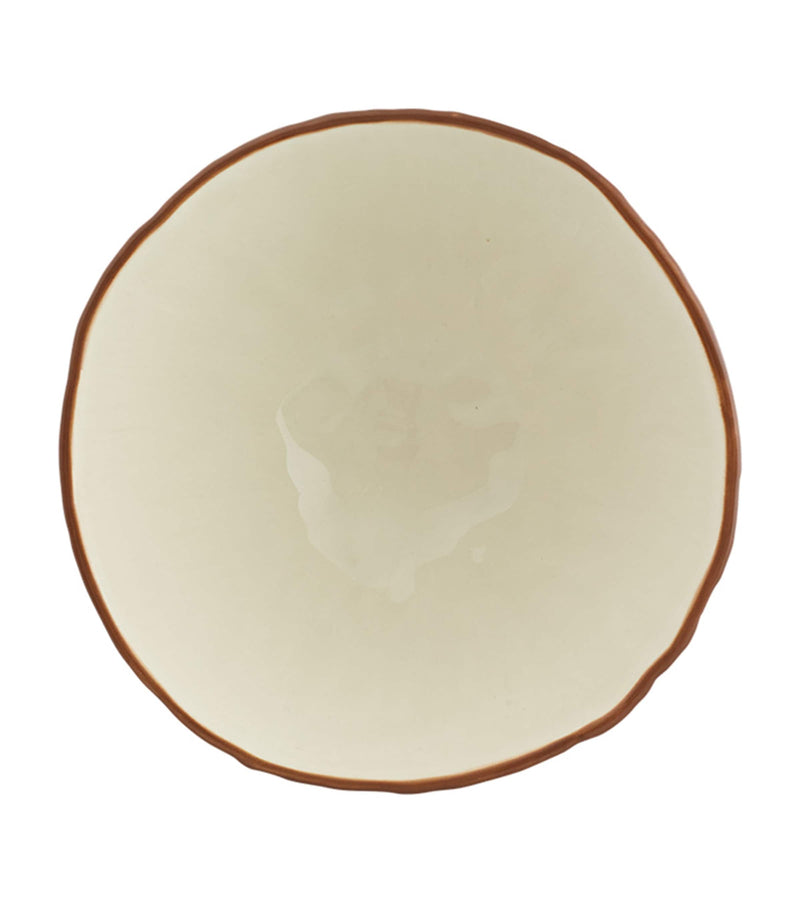 Bordallo Pinheiro coconut ceramic bowl 13.5cm - British product