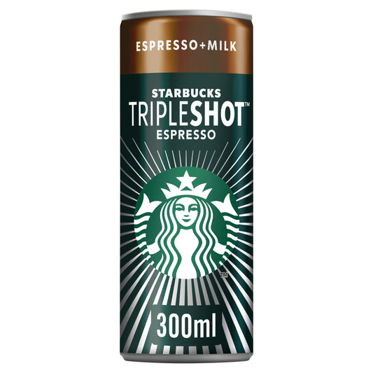 Starbucks Tripleshot Espresso Iced Coffee Drink 300ml GOODS Sainsburys   