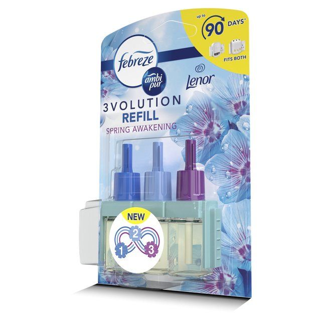 Febreze 3Volution Plug In Refill Lenor Spring Fresh