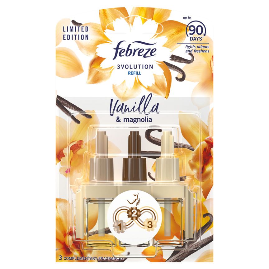 Febreze 3Volution Plug In Air Freshener Refill, Vanilla Cookie