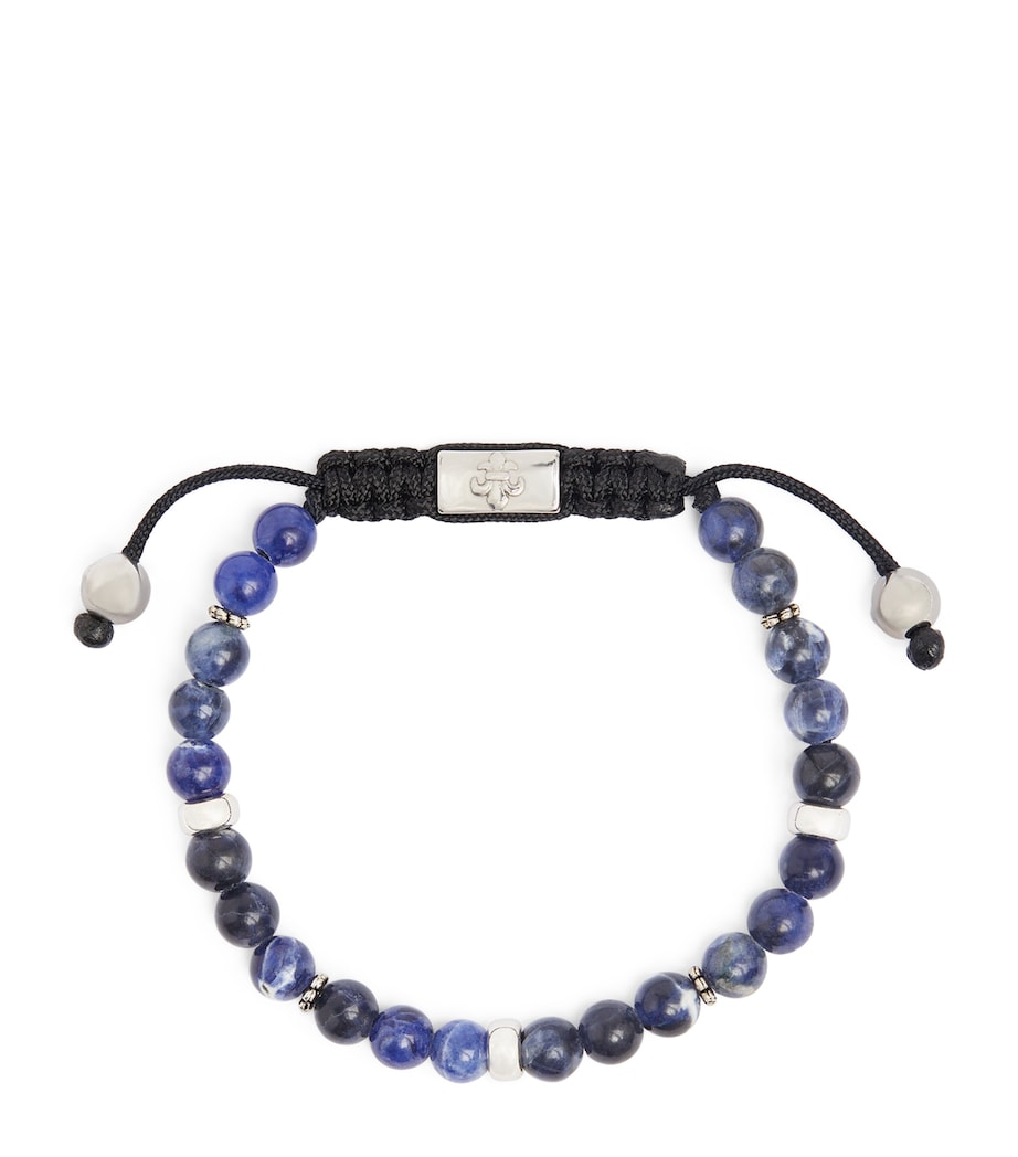 Nialaya dumortierite beaded bracelet (British brand)