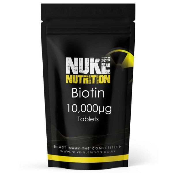 Nuke Nutrition Biotin Tablets 10,000mg -60ct GOODS Superdrug   