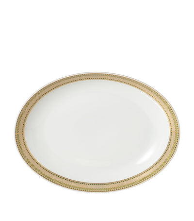Harrods Bernardaud Augusta Coupe Oval Art Deco Porcelain Platter 39cm x 28cm - اشترِ عبر الإنترنت من McGrocer