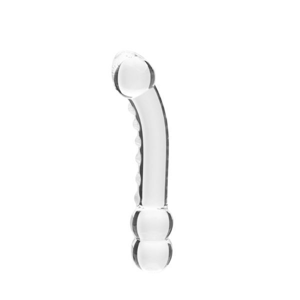 Clarity glass dildo Celestial Ridge 6.4 inches, imported from the UK