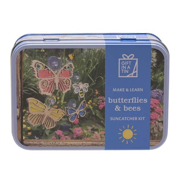 Apples To Pears Gift In A Tin Butterflies & Bees Suncatcher GOODS Superdrug   