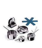 Joseph Joseph Space Steel Folding-Handle 5-Piece Cookware Set, UK version