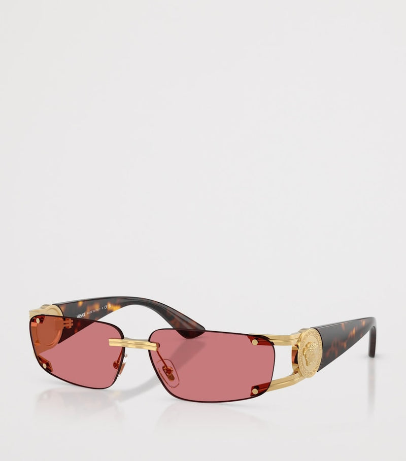 Versace Metal VE2291 rectangle sunglasses (British brand)
