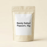 Holland & Barrett barely salted popcorn 15g, UK version